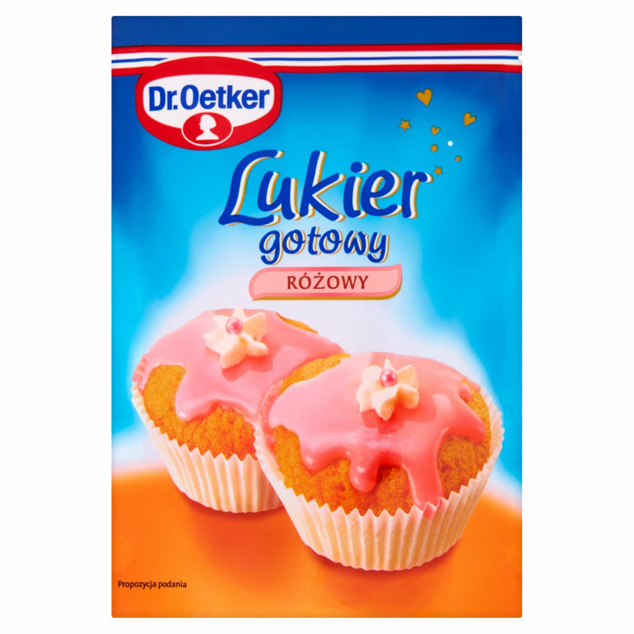 Zdjęcia - Dr. Oetker Lukier gotowy różowy 100 g