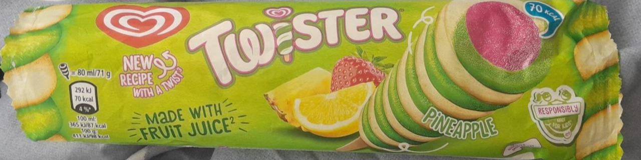 Zdjęcia - Twister Green pineapple Algida