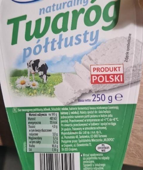 Zdjęcia - Twaróg półtłusty naturalny Pilos