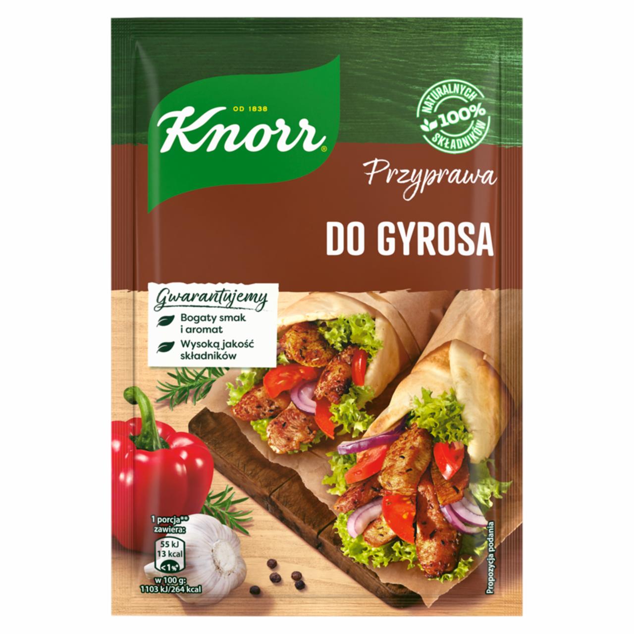 Zdjęcia - Knorr Przyprawa do gyrosa 23 g