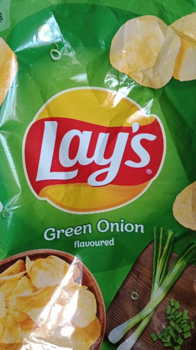 Zdjęcia - Lay's Chipsy ziemniaczane o smaku zielonej cebulki 180 g