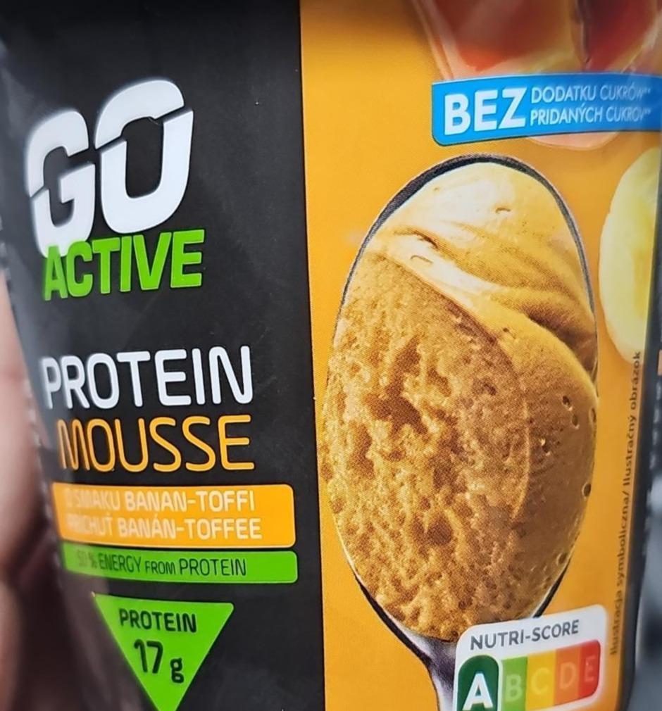 Zdjęcia - Protein mousse o smaku banan toffi Go Active