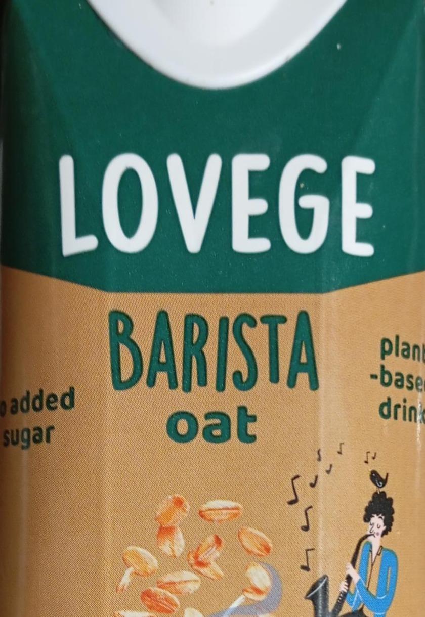 Zdjęcia - Barista oat Lovege