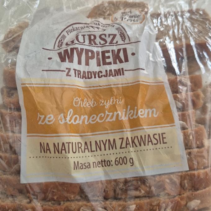 Zdjęcia - Chleb żytni ze słonecznikiem Gursz
