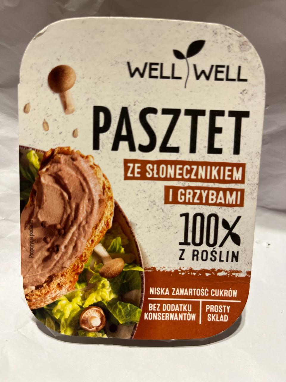Zdjęcia - Pasztet ze słonecznikiem i grzybami Well Well