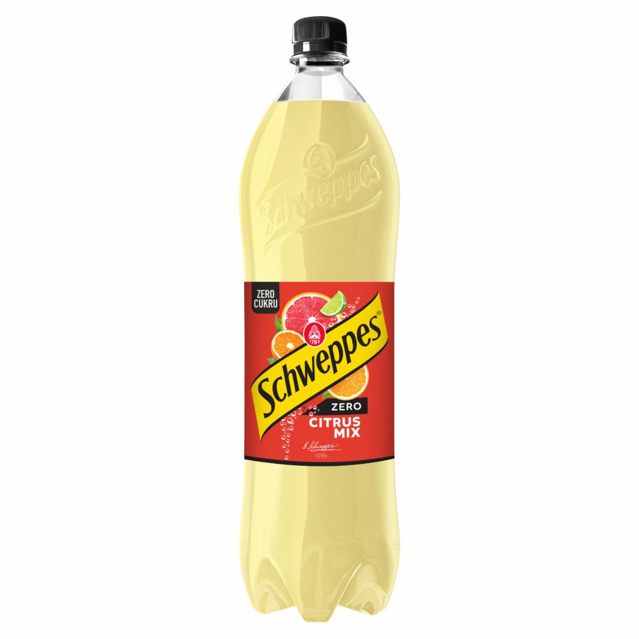 Zdjęcia - Schweppes Zero Citrus Mix Napój gazowany 1,4 l