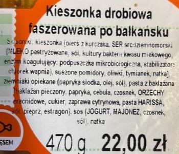Zdjęcia - Kieszonka drobiowa faszerowana po bałkańsku Ślimak