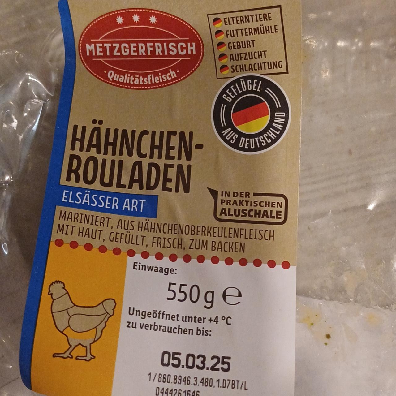 Zdjęcia - Hahnchenrouladen Metzgerfrisch