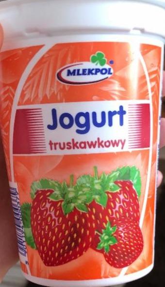 Zdjęcia - Jogurt truskawkowy Mlekpol