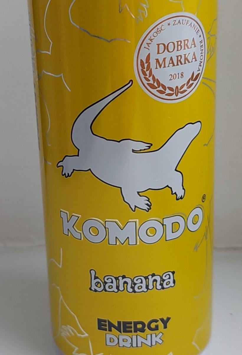 Zdjęcia - Komodo Gazowany napój energetyzujący o smaku mango i marakui 250 ml