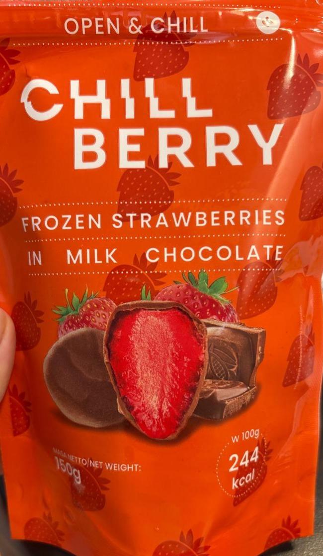 Zdjęcia - Mrożone truskawki w czekoladzie Chill berry