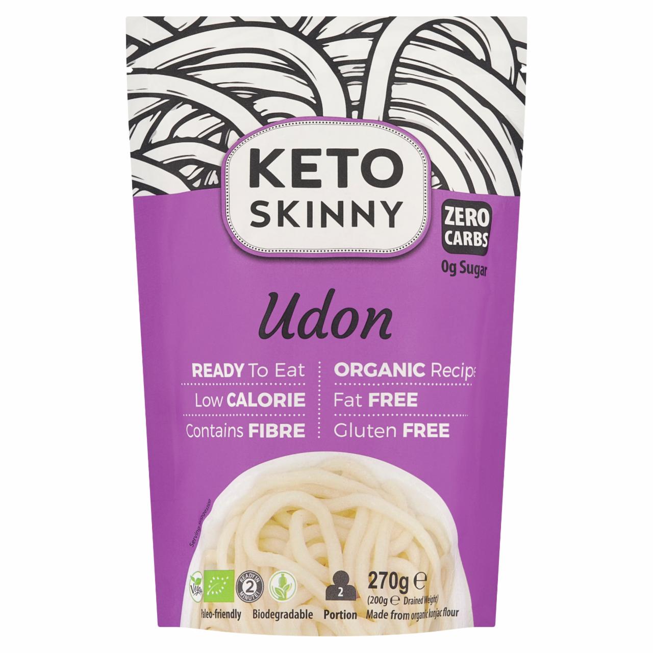 Zdjęcia - Keto Skinny Ekologiczny makaron keto konjac typu udon 270 g