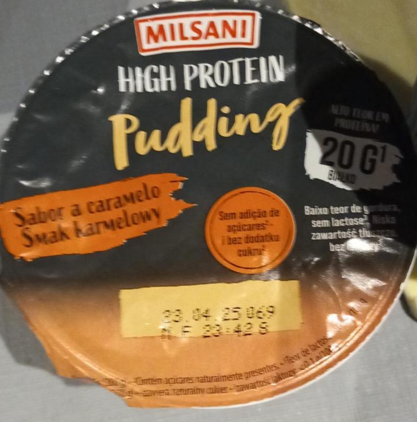 Zdjęcia - High protein Pudding smak karmelowy Milsani