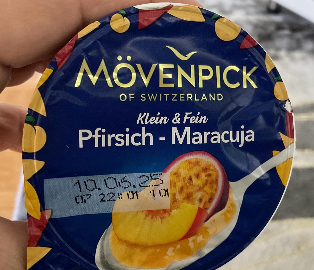 Zdjęcia - Feinjoghurt Pfirsisch Maracuja Mövenpick