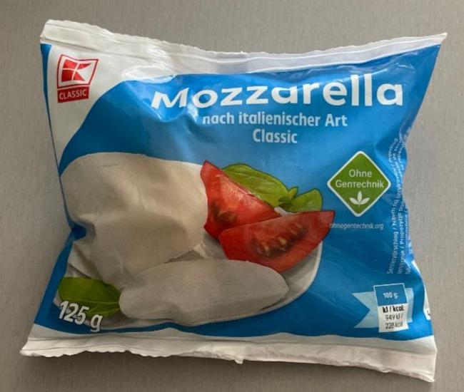 Zdjęcia - Mozzarella nach italienischer art classic K-Classic