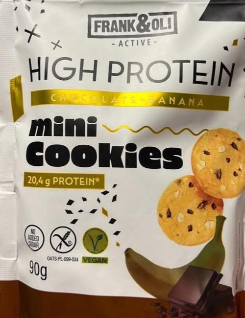 Zdjęcia - High protein mini cookies chocolate banana Frank&Oli