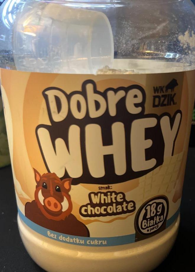 Zdjęcia - Dobre whey white chocolate WK Dzik