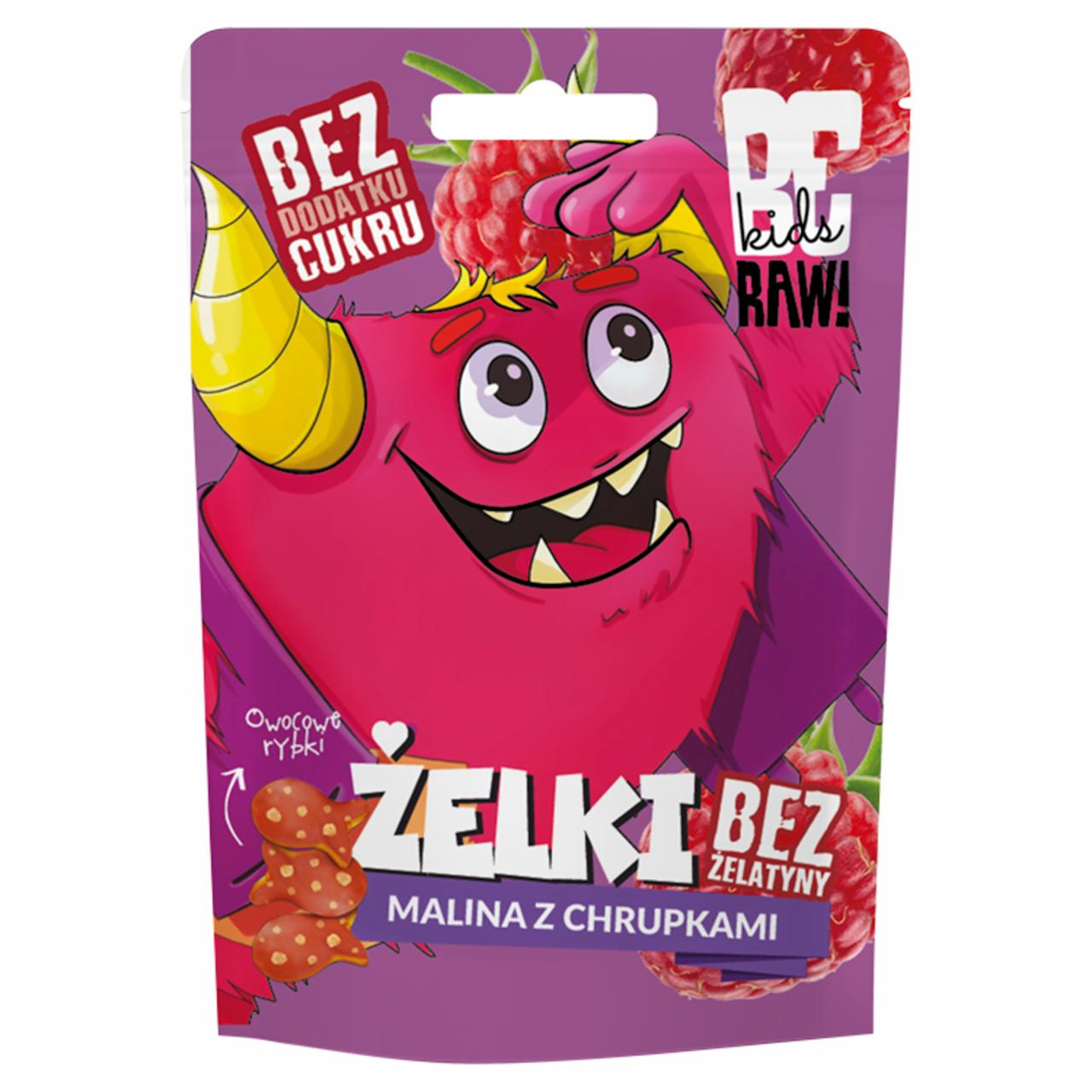 Zdjęcia - Be Raw! Kids Żelki malina z chrupkami 35 g