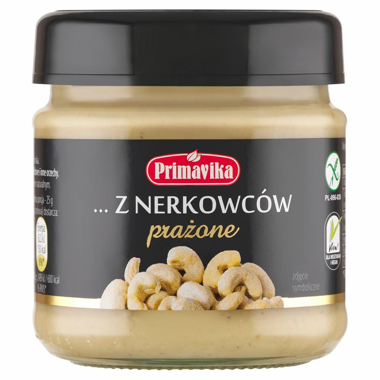 Zdjęcia - Primavika Pasta z prażonych orzechów nerkowca 185 g