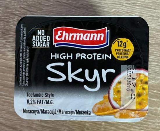 Zdjęcia - High protein skyr maracuya Ehrmann