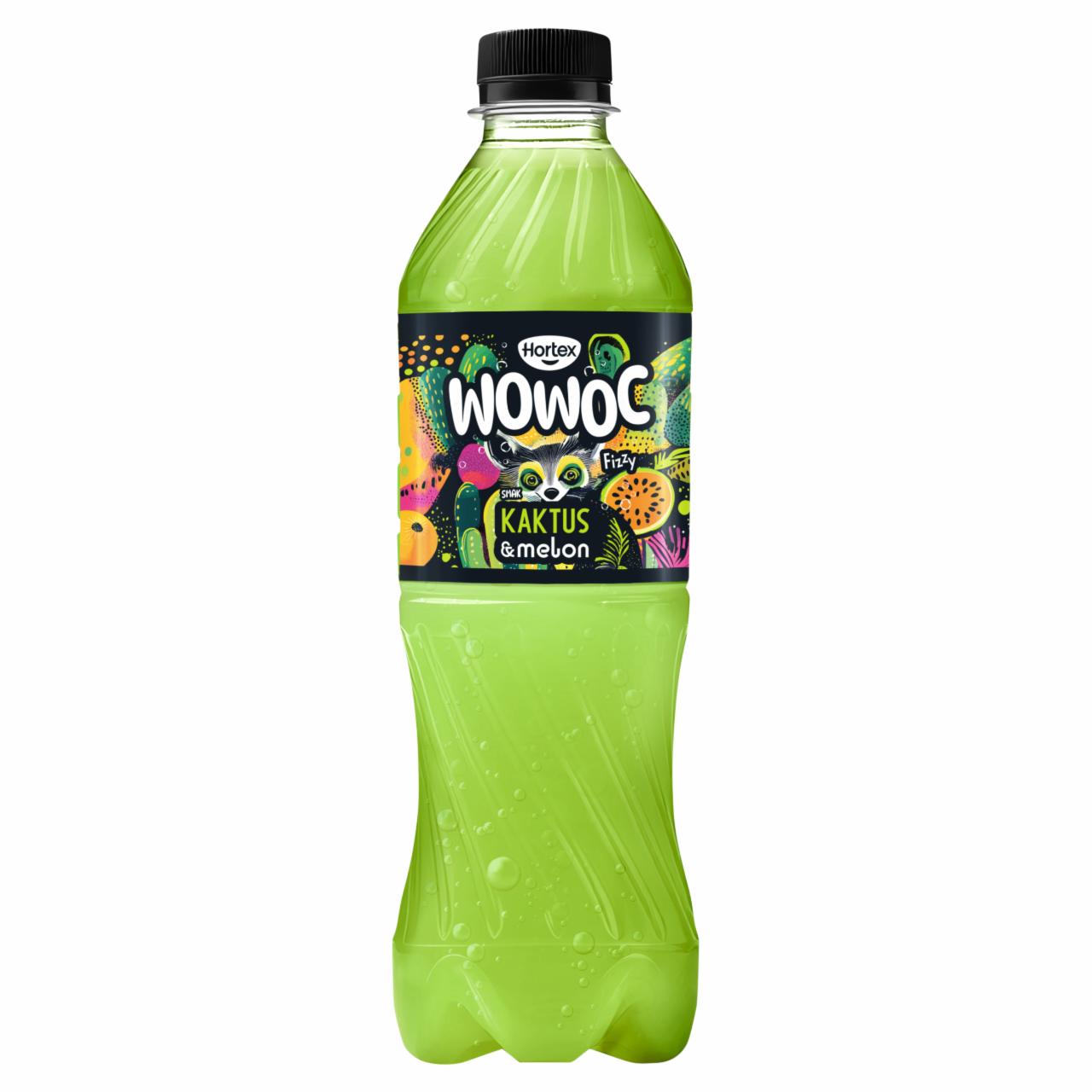 Zdjęcia - Hortex Wowoc Napój gazowany smak kaktus & melon 500 ml