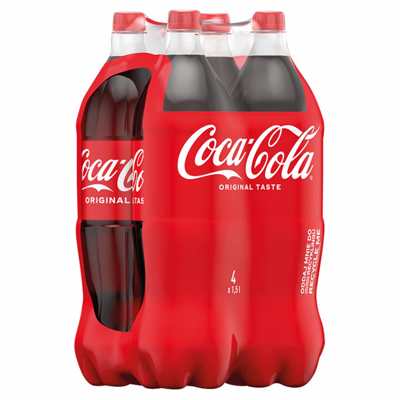 Zdjęcia - Coca-Cola Napój gazowany 4 x 1,5 l