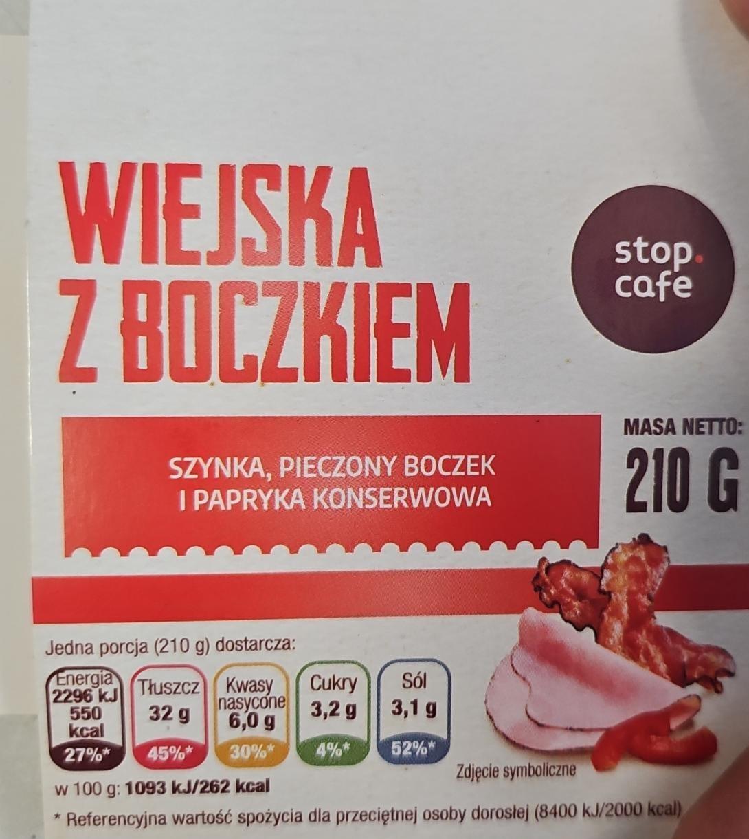 Zdjęcia - Bagietka wiejska z boczkiem Stop Cafe