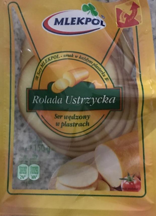 Zdjęcia - Mlekpol Ser rolada ustrzycka w plastrach 150 g