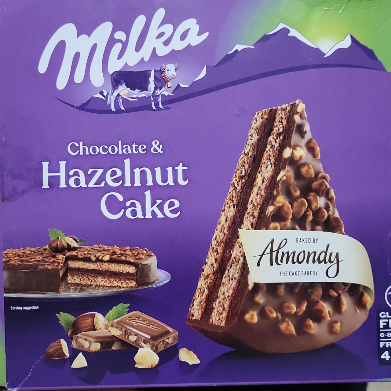 Zdjęcia - Chocolate & hazelnut cake baked by almondy Milka