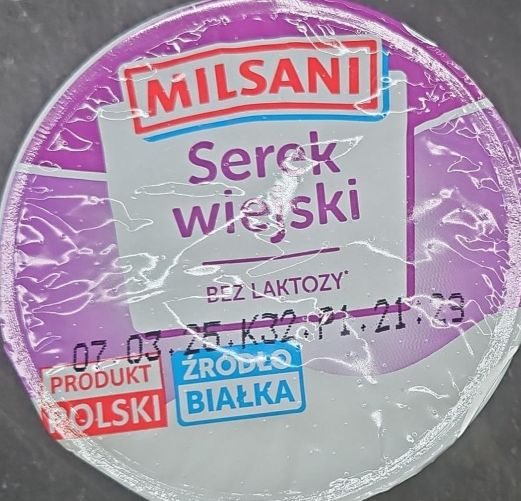 Zdjęcia - Serek wiejski bez laktozy Milsani
