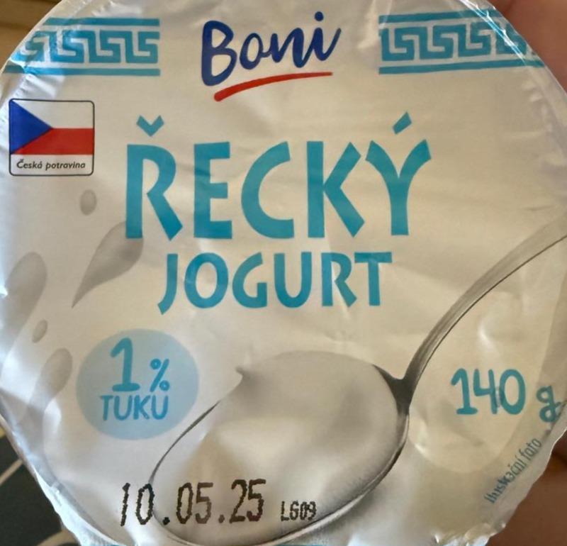 Zdjęcia - Řecký jogurt 1% Boni
