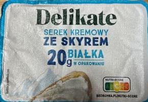Zdjęcia - Serek kremowy ze skyrem Delikate