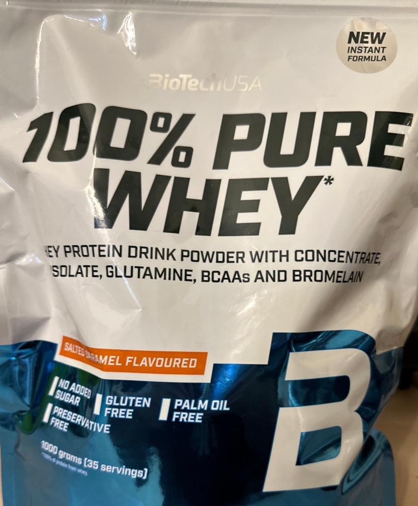 Zdjęcia - Pure whey salty caramel flavoured 100% BioTechUSA