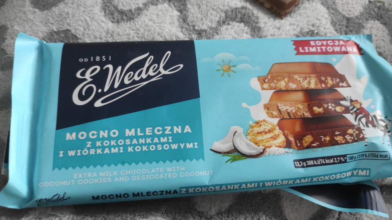 Zdjęcia - E. Wedel Czekolada mocno mleczna 240 g