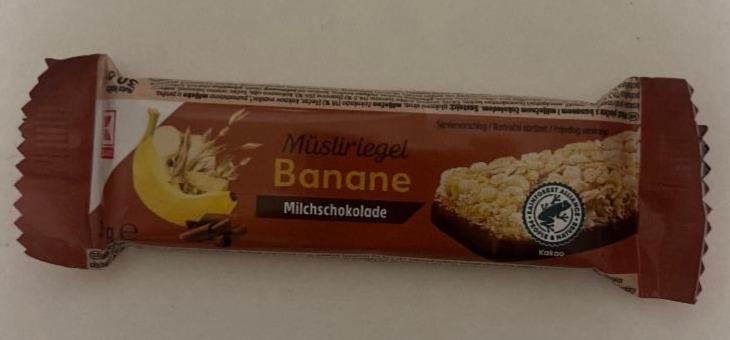 Zdjęcia - baton musli bananowo czekoladowy Kaufland