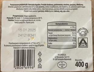 Zdjęcia - Panierowane polędwiczki z kurczaka ALDI
