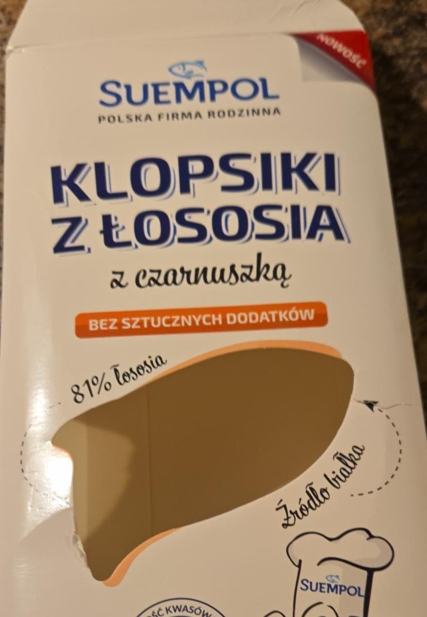 Zdjęcia - Klopsiki z łososia z czarnuszką Suempol
