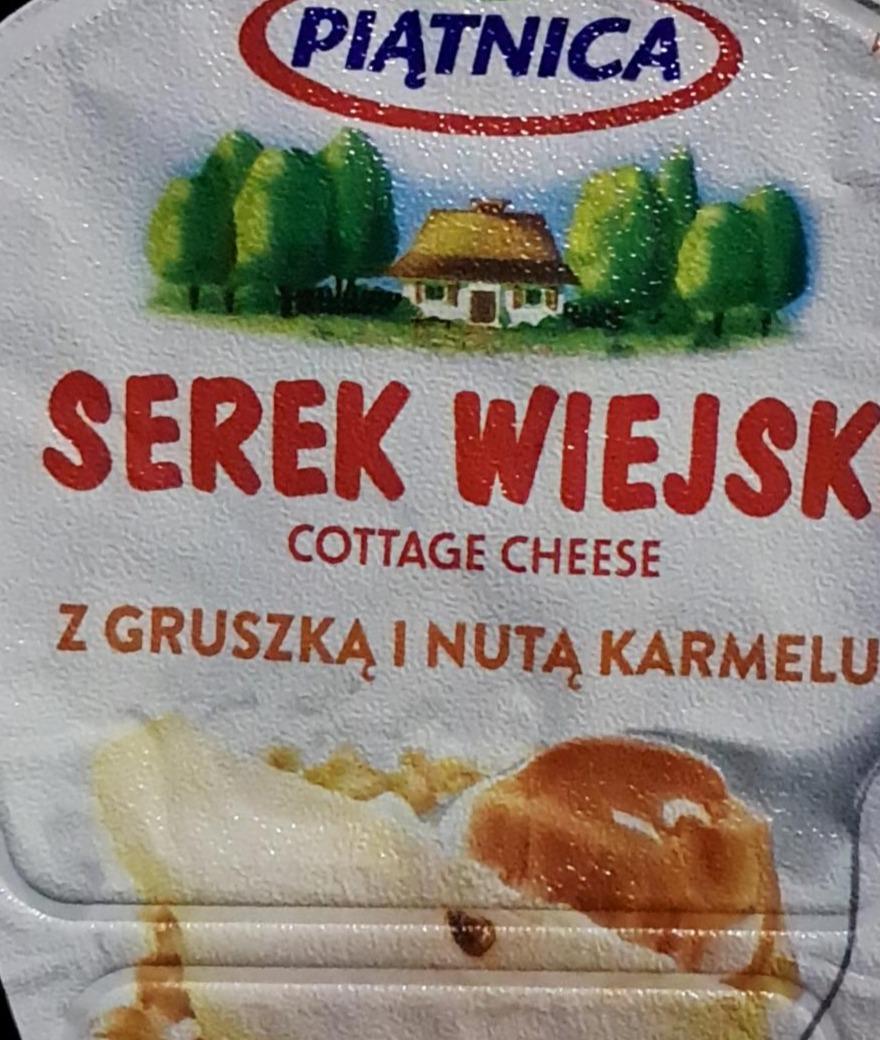 Zdjęcia - Serek wiejski z gruszką i nutą karmelu Piątnica
