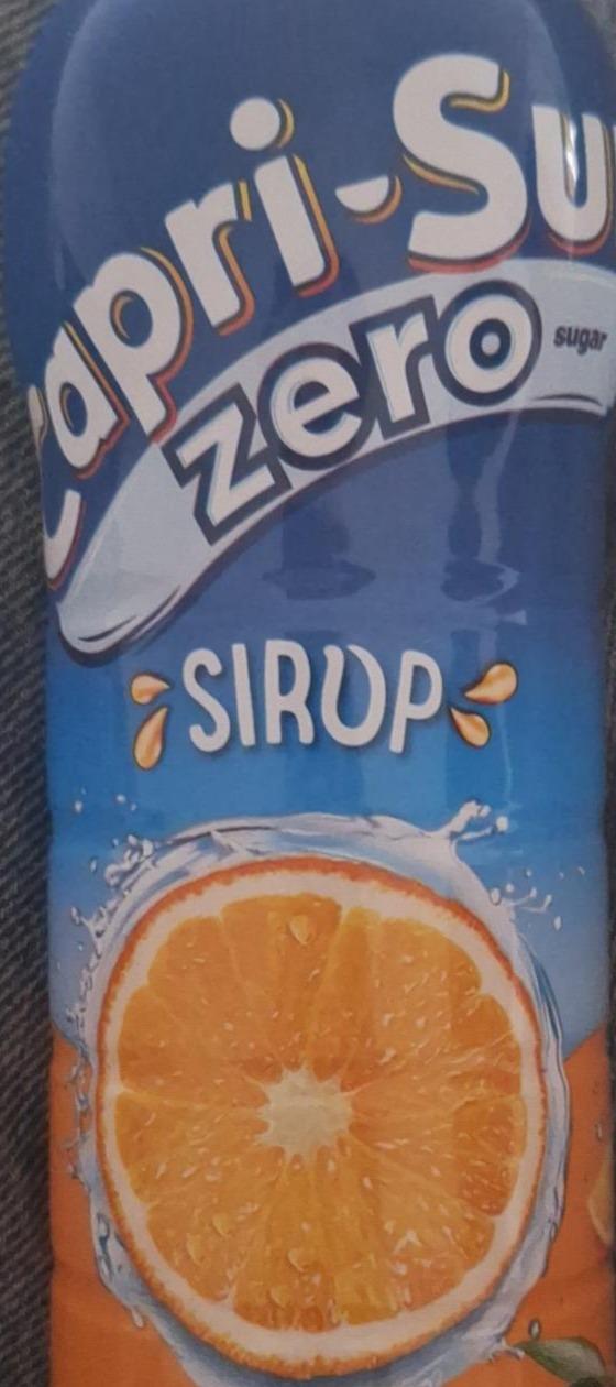 Zdjęcia - Sirup orange zero sugar Capri Sun