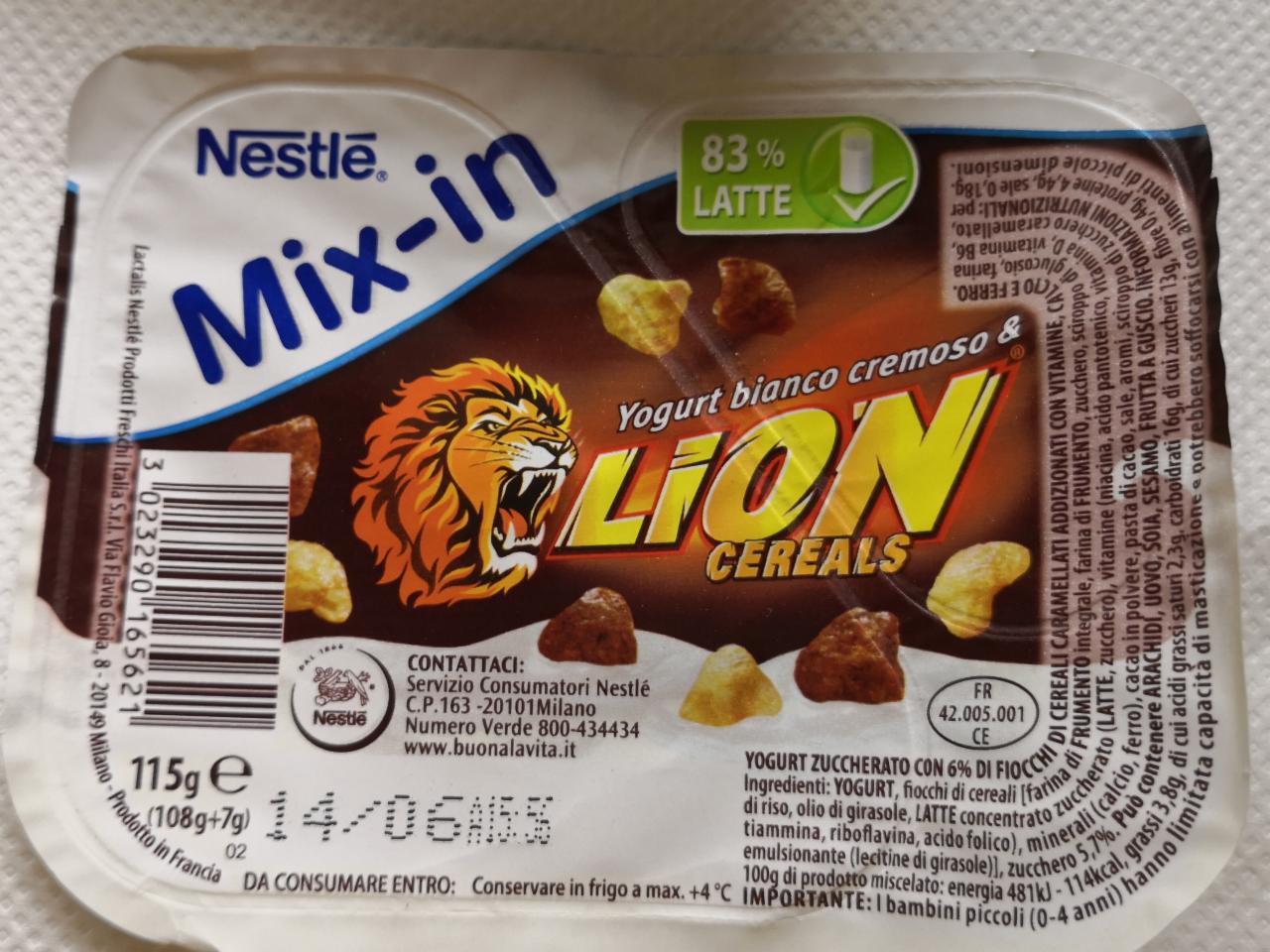Zdjęcia - Lion cereals and yoghurt Nestle