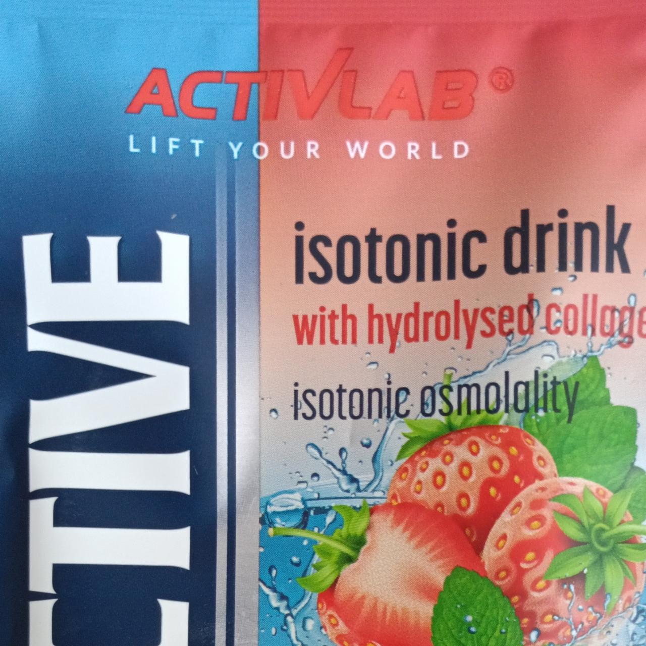 Zdjęcia - Isoactive isotonic drink strawberry & mint flavour Activlab
