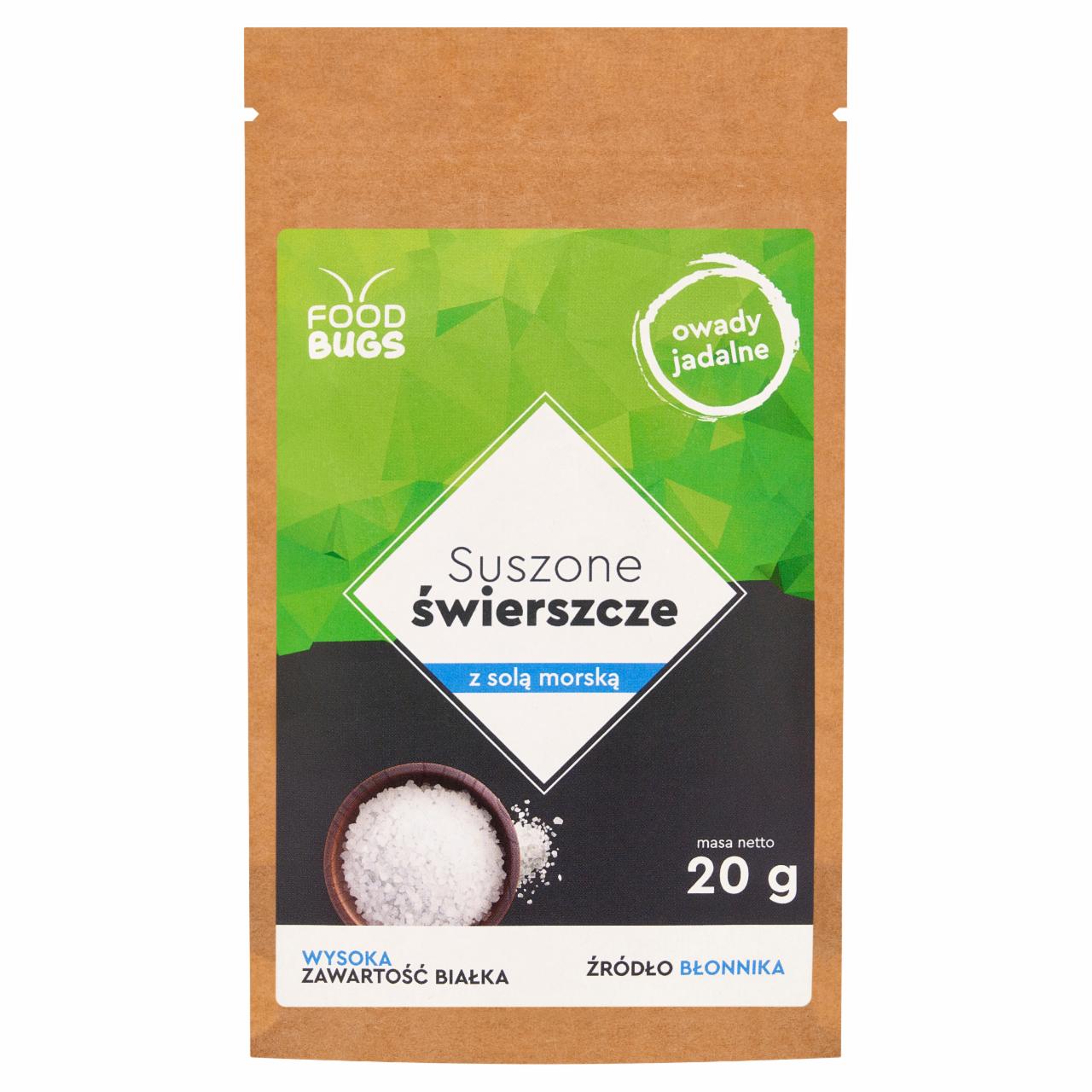 Zdjęcia - Suszone świerszcze z solą morską 20 g