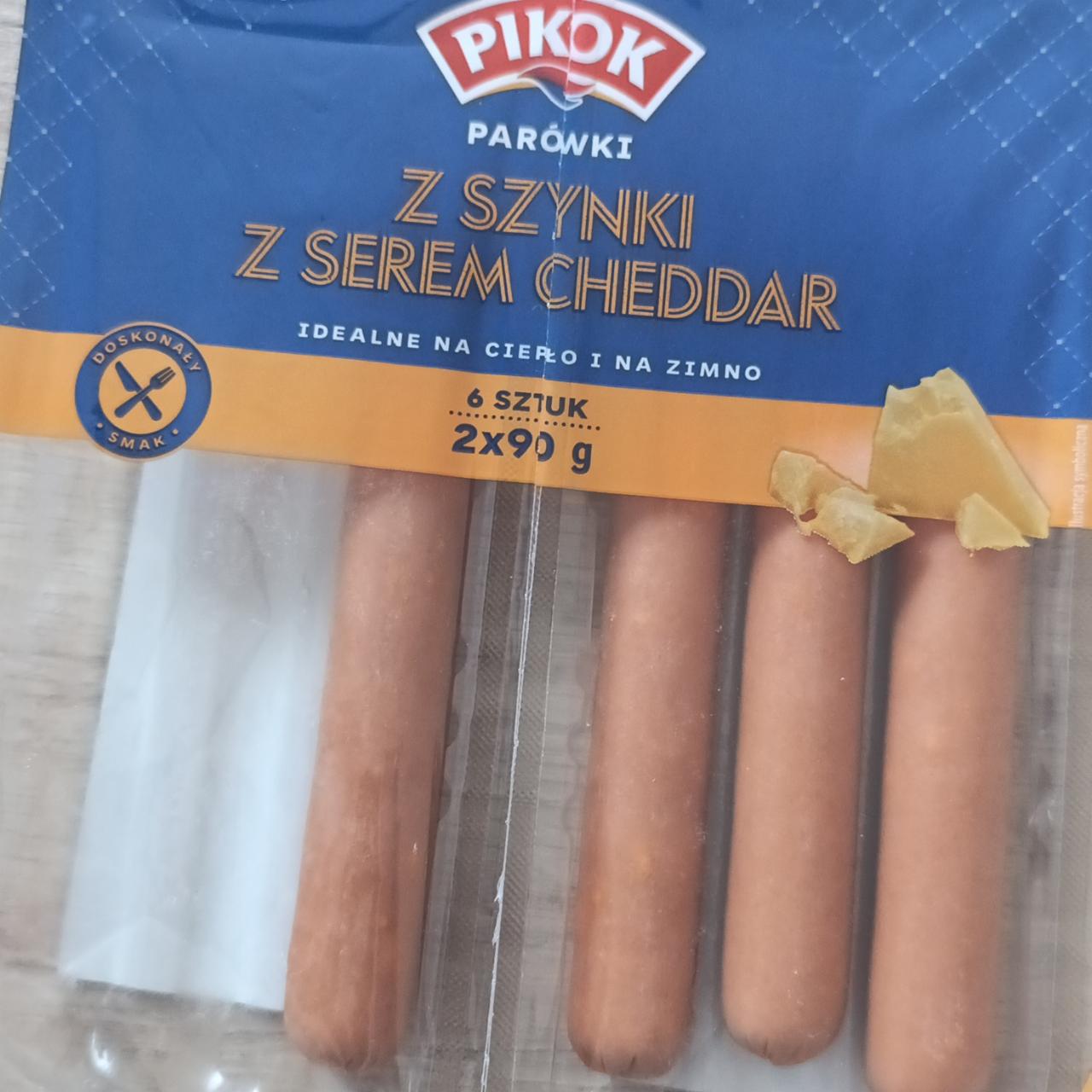 Zdjęcia - Parówki z szynki z serem cheddar Pikok