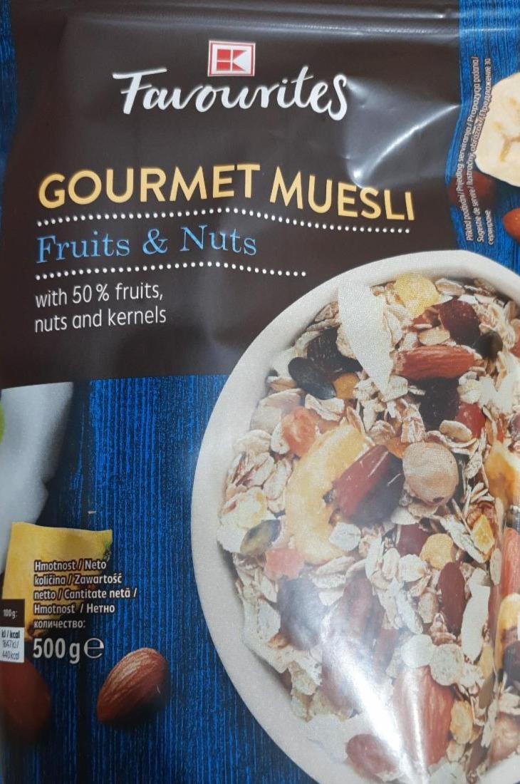 Zdjęcia - Gourmet muesli fruits&nuts K-Favourites