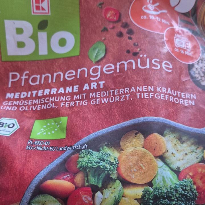 Zdjęcia - Pfannengemüse mediterrane art Kaufland Bio