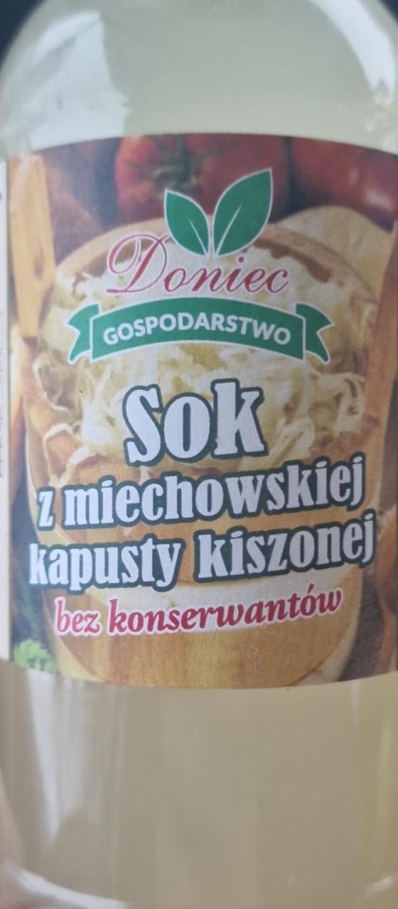 Zdjęcia - Sok z miechowskiej kapusty kiszonej Doniec Gospodarstwo