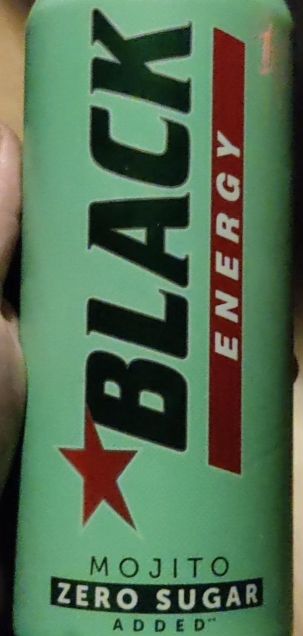 Zdjęcia - Black Energy Zero Sugar Mojito Gazowany napój energetyzujący 500 ml