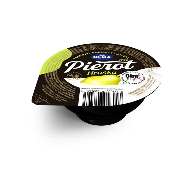 Zdjęcia - Pierot Śmietanowy jogurt z gruszkami Olma