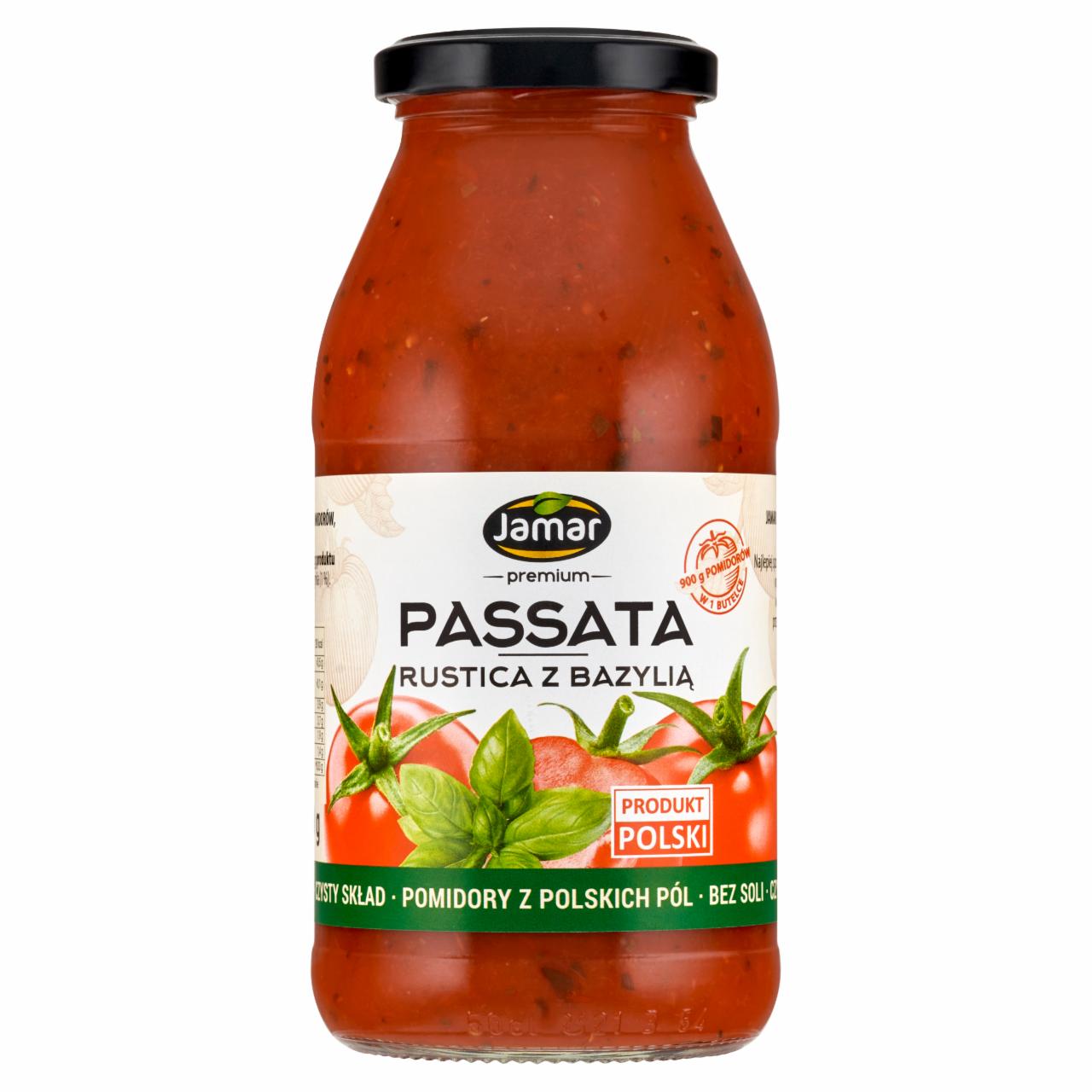Zdjęcia - Jamar Premium Passata rustica z bazylią 500 g