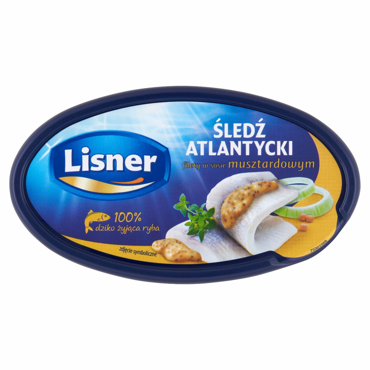 Zdjęcia - Śledź atlantycki filety w sosie musztardowym Lisner